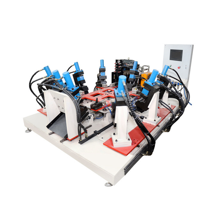 ह्वाशी आईबीसी केज फ्रेम स्वचालित झुकने वाली मशीन स्वचालित उत्पादन लाइन आईबीसी टैंक वेल्डिंग मशीन
