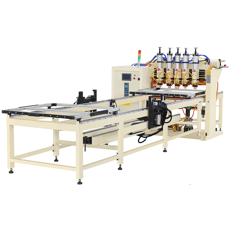 Hwashi Gantry प्रकार स्वचालित फ्रीजर स्पॉट वेल्डिंग मशीनों के लिए वेल्डर कंडेनसर उच्च दक्षता वेल्डिंग तार मशीनों