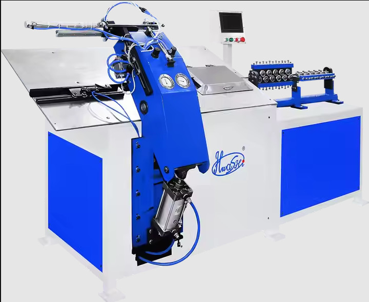 HWASHI CNC 3 Axis 2D वायर वेल्डिंग बेंडिंग मशीन PLC हाइड्रोलिक बेंडिंग टाइप