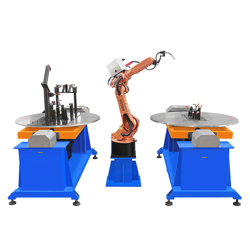 Hwashi 6-Axis Robotic MIG Welding Machine with 380V Power and 165KG Payload for Industrial Automation