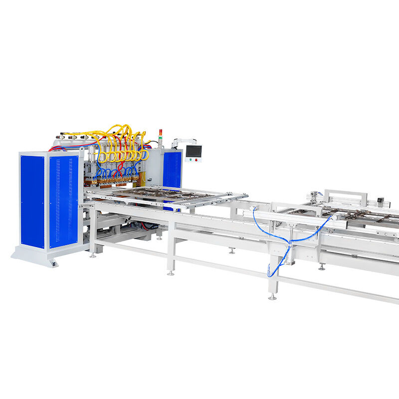 WWM-1000D डबल वायर स्वचालित मेश वेल्डिंग मशीन 1000mm चौड़ाई 2-3mm वायर फेंस पैनल मेकिंग