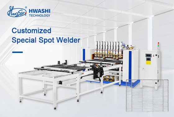 Hwashi Swinq BaseWire Frame वेल्डिंग मशीन लोहे के तार पंक्ति वेल्डिंग मशीन